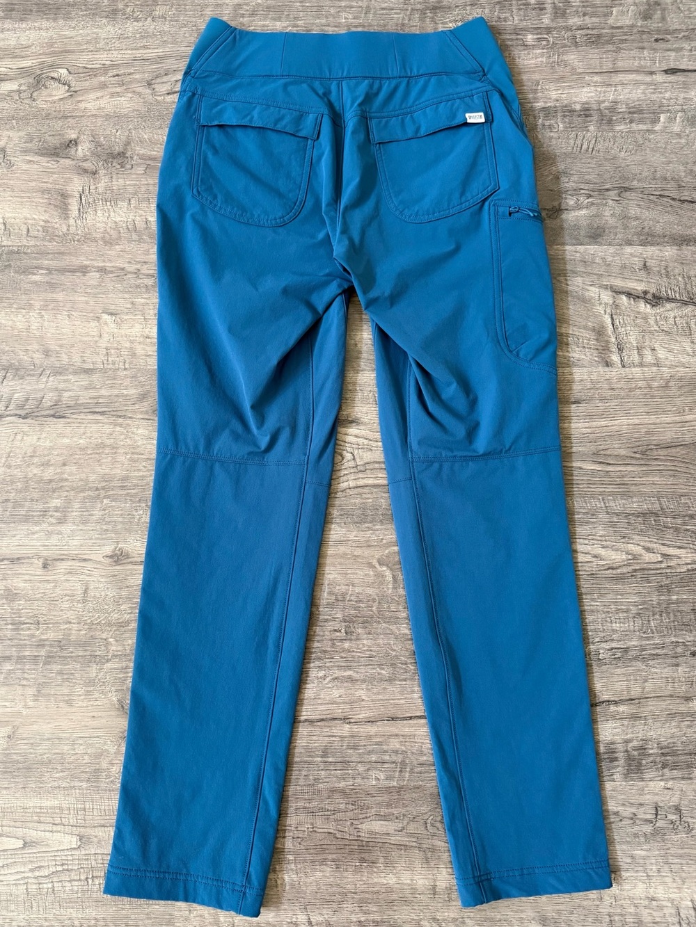 Duluth Trading Co Flexpedition Pull On Slim Leg Pants Size 6 Blue Hiking Travel - Picture 6 of 14